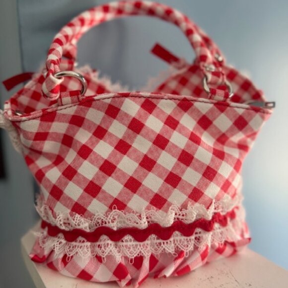 NWOT Honey Drawl Bustier Crossbody Handbag Novelty Country Life - Picture 3 of 9